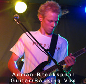 Adrian Breakspear - Guitar/Backing Vox